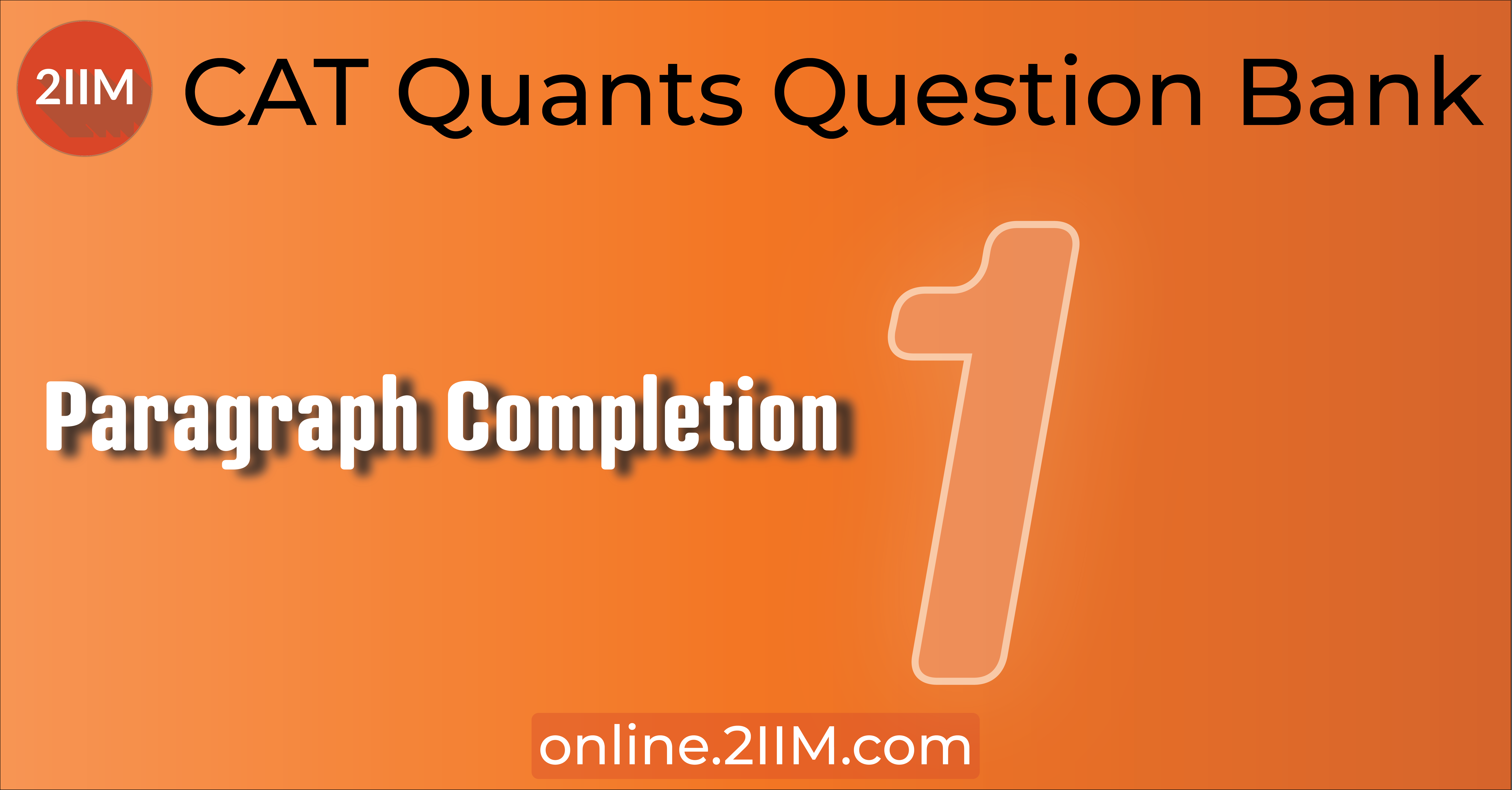 CAT Questions Verbal Ability Sentence Elimination 2IIM CAT 2023